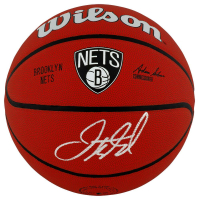 Jason Kidd Signed NBA Nets Logo Basketball (Schwartz) at PristineAuction.com
