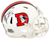 Jake "The Snake" Plummer Signed Broncos Throwback Alternate Speed Mini Helmet (Schwartz) at PristineAuction.com