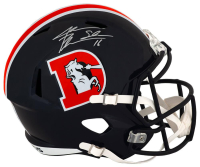 Jake Plummer Signed Broncos Full-Size Alternate Speed Helmet Inscribed "Snake" (Schwartz) at PristineAuction.com