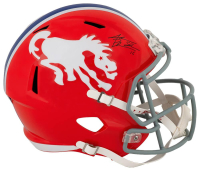 Jake Plummer Signed Broncos Full-Size Throwback Alternate Speed Helmet Inscribed "Snake" (Schwartz) at PristineAuction.com