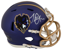 Terrell Suggs Signed Ravens Alternate Speed Mini Helmet (Schwartz) at PristineAuction.com