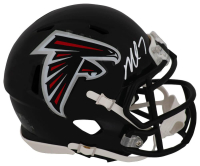 Michael Vick Signed Falcons Throwback Alternate Speed Mini Helmet (Schwartz) at PristineAuction.com