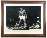 Muhammad Ali Signed Extra-Large Custom Framed Photo Display (Beckett) at PristineAuction.com