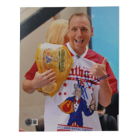 Joey Chestnut Signed 8x10 Photo (Beckett) at PristineAuction.com