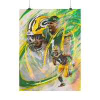 Micah Parsons Packers 36x24 Poster at PristineAuction.com