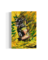 TJ Watt Steelers Custom 14x20 Canvas at PristineAuction.com