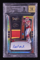 Patrick Mahomes 2017 Select Rookie Signature Memorabilia Prizm Tie Dye #2 #07/10 RC (BGS 9 | Auto 10) at PristineAuction.com