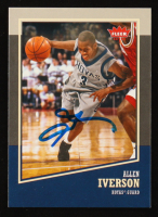 Allen Iverson Signed 2013-14 Fleer Retro #1 (JSA) at PristineAuction.com