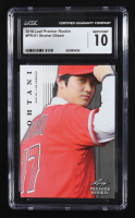 Shohei Ohtani 2018 Leaf Premier Rookies #PR01 RC (CGC 10) at PristineAuction.com