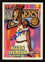 Allen Iverson Signed 1997-98 Skybox Hoops #287 (JSA) at PristineAuction.com