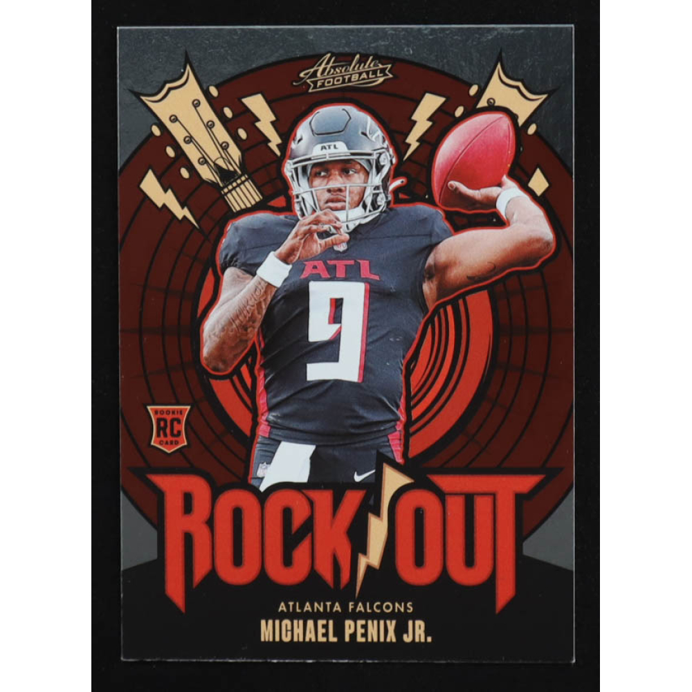 Michael Penix Jr. 2024 Absolute Rock Out #15 RC at PristineAuction.com