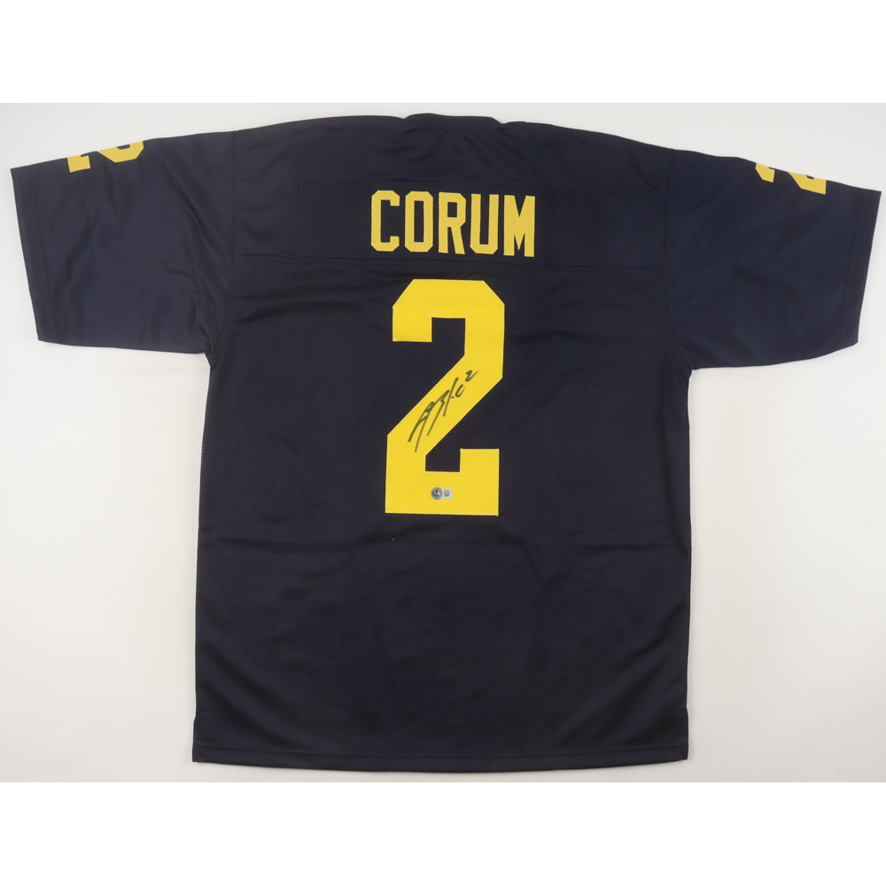 Blake Corum Signed Jersey (Beckett) at PristineAuction.com