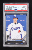 Yoshinobu Yamamoto 2023 Topps Now Offseason #OS25 RC (PSA 10) at PristineAuction.com