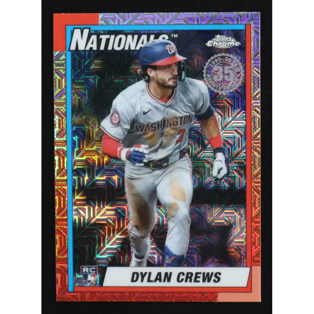 Dylan Crews 2025 Topps '90 Topps Silver Pack Chrome #T90C44 RC at PristineAuction.com
