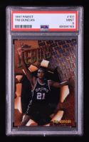 Tim Duncan 1997-98 Finest #101 B RC (PSA 9) at PristineAuction.com
