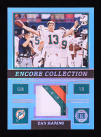 Dan Marino 2022 Panini Encased Encore Collection Materials Sapphire #15 #10/50 at PristineAuction.com
