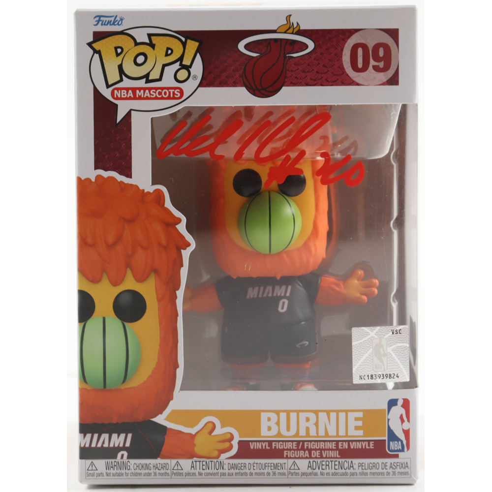 Udonis Haslem Signed Heat #09 Burnie Funko Pop! Vinyl Figure (Beckett) at PristineAuction.com