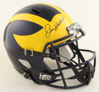 Jim Harbaugh Signed Michigan Wolverines Full-Size Helmet (Fanatics) at PristineAuction.com