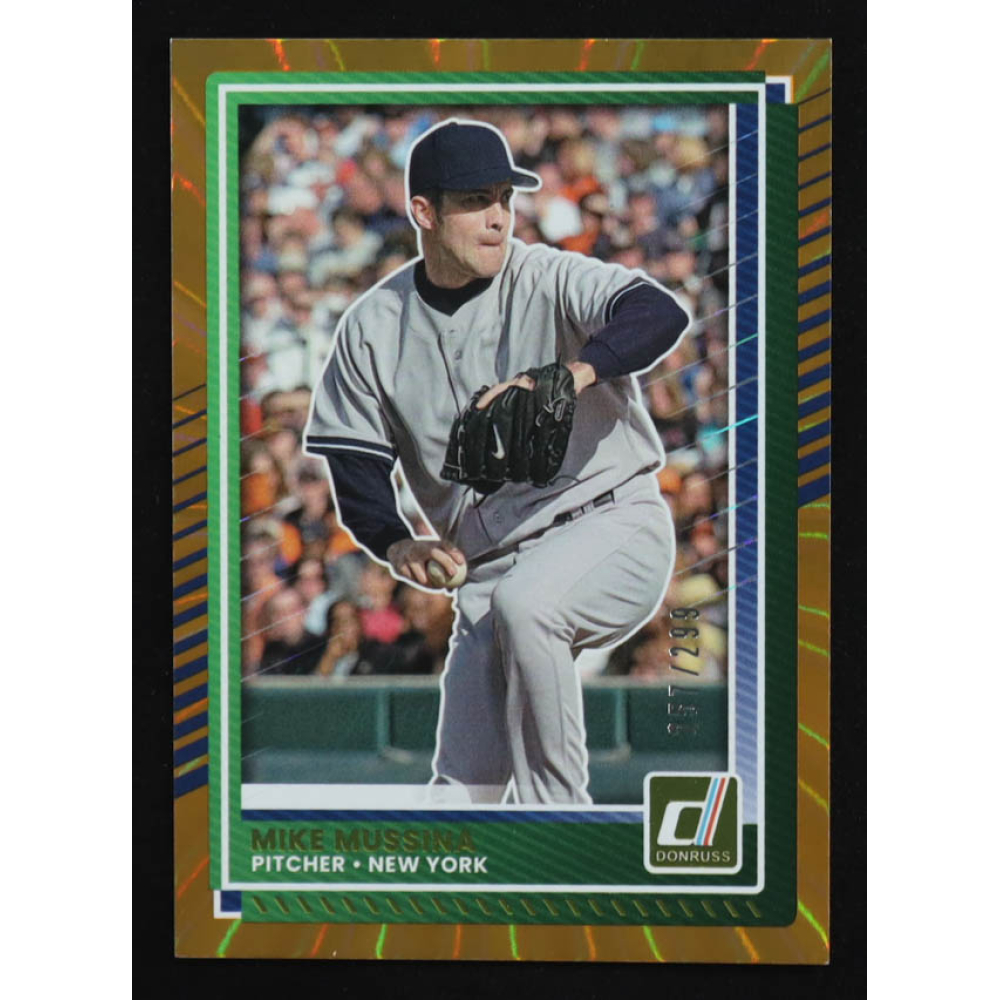 Mike Mussina 2025 Donruss Orange Laser #100 #257/299 at PristineAuction.com
