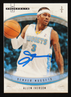 Allen Iverson Signed 2007-08 Fleer Hot Prospects #8 (JSA) at PristineAuction.com