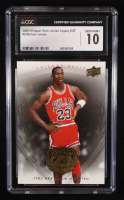 Michael Jordan 2009-10 Upper Deck Michael Jordan Legacy HOF Gold #8 (CGC 10) at PristineAuction.com