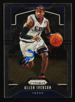 Allen Iverson Signed 2019-10 Panini Prizm #6 (JSA) at PristineAuction.com