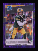 Jordan Love 2020 Donruss Optic Purple Shock #154 RR RC at PristineAuction.com