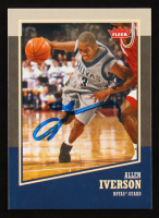 Allen Iverson Signed 2013-14 Fleer Retro #1 (JSA) at PristineAuction.com
