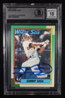 Sammy Sosa Signed 1990 Topps #692 RC (BGS | Autograph Graded 10) at PristineAuction.com