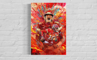 Patrick Mahomes Chiefs Custom 14x20 Canvas at PristineAuction.com
