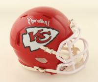Xavier Worthy Signed Chiefs Speed Mini Helmet (Fanatics) at PristineAuction.com