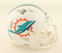 De'Von Achane Signed Dolphins Speed Mini Helmet (Fanatics) at PristineAuction.com