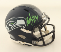 Marshawn Lynch Signed Seahawks Speed Mini Helmet (Fanatics) at PristineAuction.com