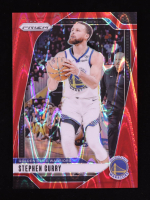Stephen Curry 2024-25 Panini Prizm Prizms Red Seismic #134 #47/299 at PristineAuction.com