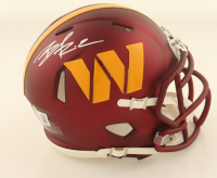 Bijan Robinson Signed Commanders Speed Mini Helmet (Beckett) at PristineAuction.com