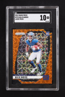 Malik Nabers 2024 Panini Prizm Prizms Lazer #370 RC (SGC 10) at PristineAuction.com