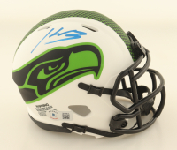Kenneth Walker III Signed Seahawks Lunar Eclipse Alternate Speed Mini Helmet (Beckett) at PristineAuction.com