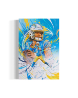 Justin Herbert Chargers Custom 14x20 Canvas at PristineAuction.com