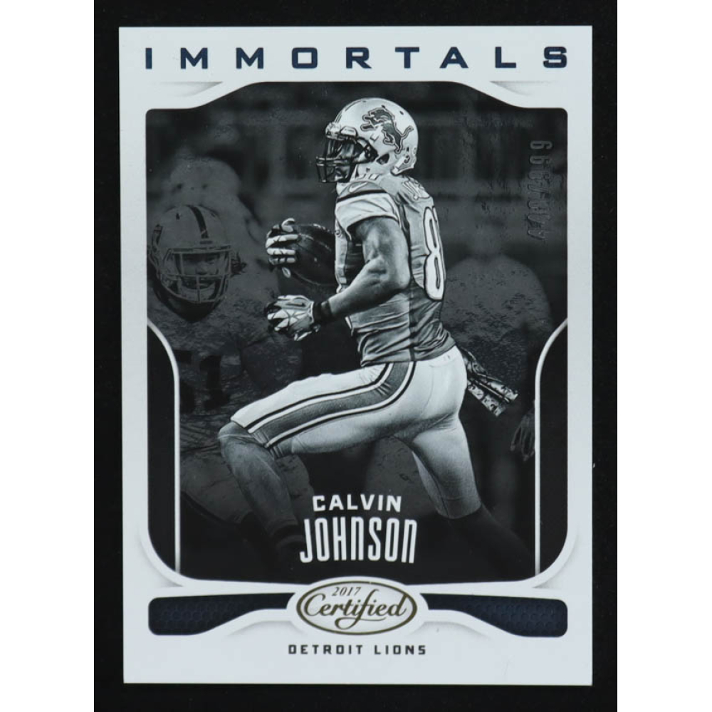 Calvin Johnson 2017 Certified #101 Immortals #448/999 at PristineAuction.com
