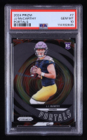 JJ McCarthy 2024 Panini Prizm Portals #7 RC (PSA 10) at PristineAuction.com