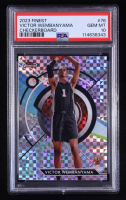 Victor Wembanyama 2023-24 Finest Checkerboard Refractors #76 C RC (PSA 10) at PristineAuction.com