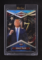 Donald Trump 2025 Wild Card Alumination Trump Inauguration 47 Clear View Blue Stars #BCCV47DT6 #2/3 at PristineAuction.com