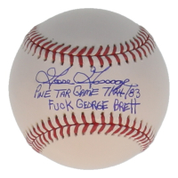 Goose Gossage Signed OML Baseball Inscribed "Pine Tar Game 7/24/83 / F*** George Brett" (Beckett) at PristineAuction.com
