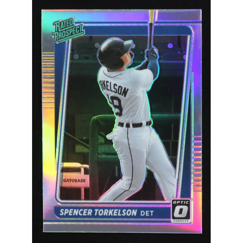Spencer Torkelson 2021 Donruss Optic Rated Prospects Holo #14 RC at PristineAuction.com