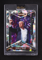 Donald Trump 2025 Wild Card Alumination Trump Inauguration Fireworks Silver Crystal #FWBCSPDT4 #6/10 at PristineAuction.com