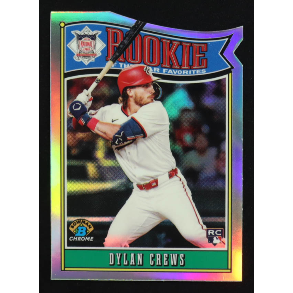 Dylan Crews 2025 Bowman Chrome Rookie of the Year Favorites #ROY1 RC at PristineAuction.com
