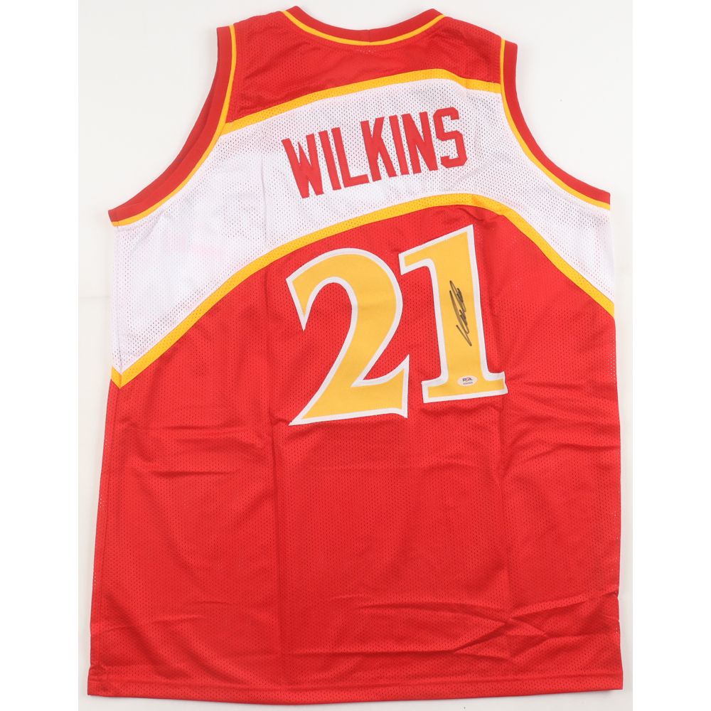 Dominique Wilkins Signed Jersey (PSA) at PristineAuction.com