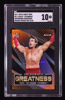 Ricky "The Dragon" Steamboat 2021 Finest WWE Uncrowned Greatness Orange Refractors #UG13 #15/25 (SGC 10) at PristineAuction.com