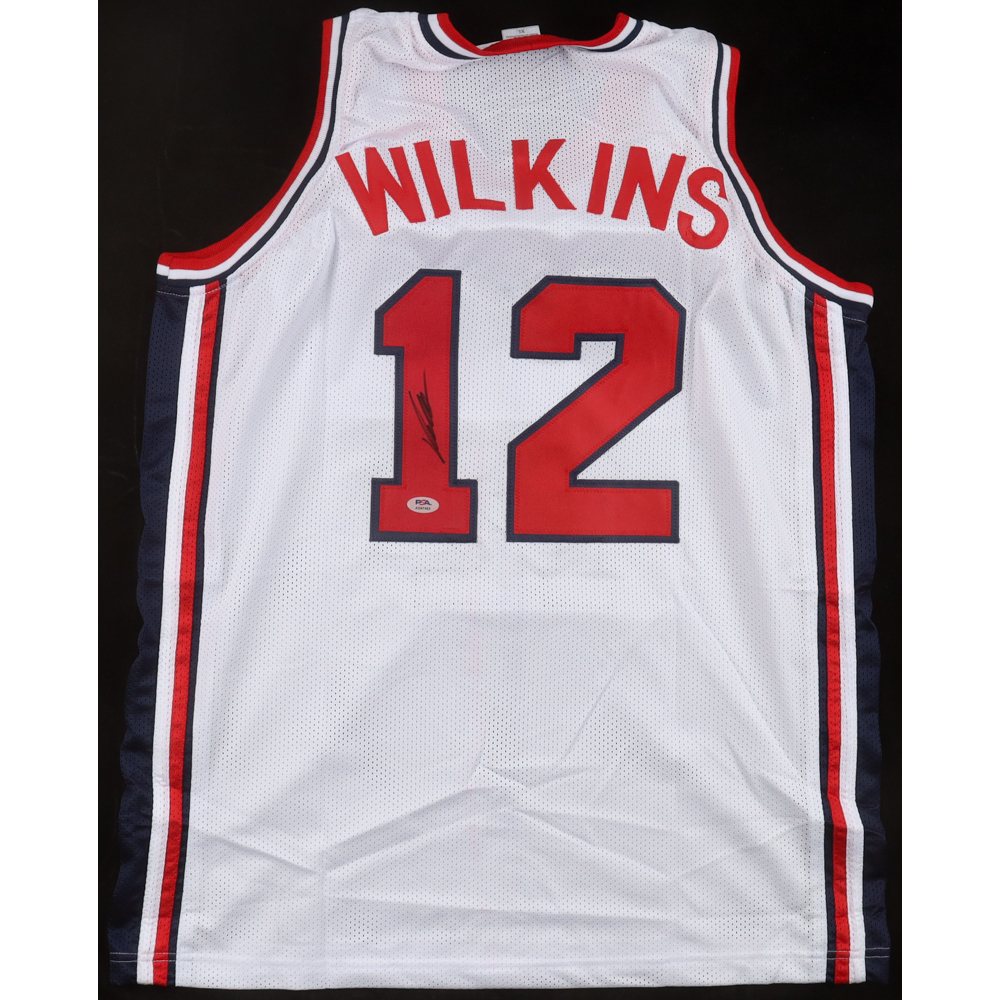 Dominique Wilkins Signed Jersey (PSA) at PristineAuction.com