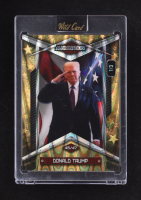 Donald Trump 2025 Wild Card Alumination Trump Inauguration American Flag Gold Raywave #AFBCSRDT5 #1/3 at PristineAuction.com